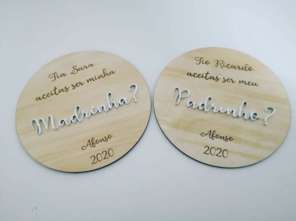 Convite Redondo #Madrinha - Image 2