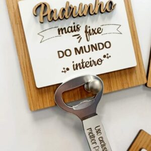 Íman + Abre-Caricas - Padrinho Mod.1