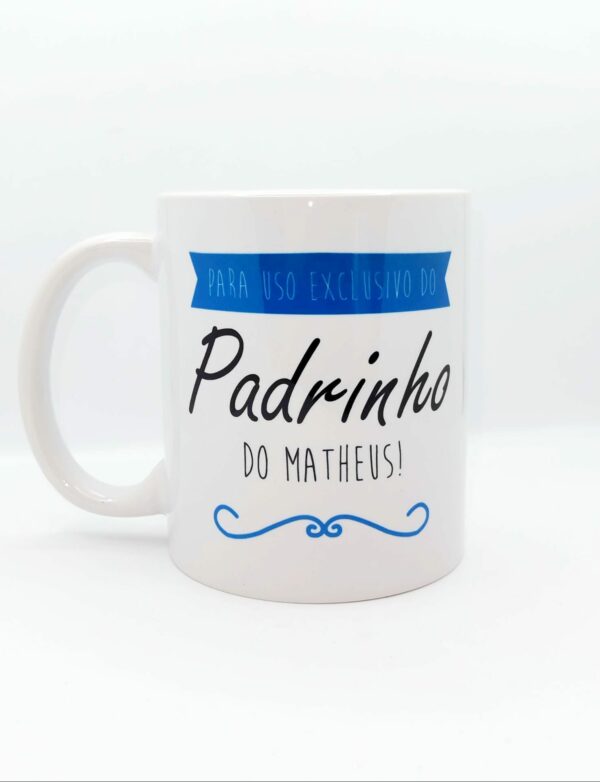 Caneca #Uso Exclusivo - Azul