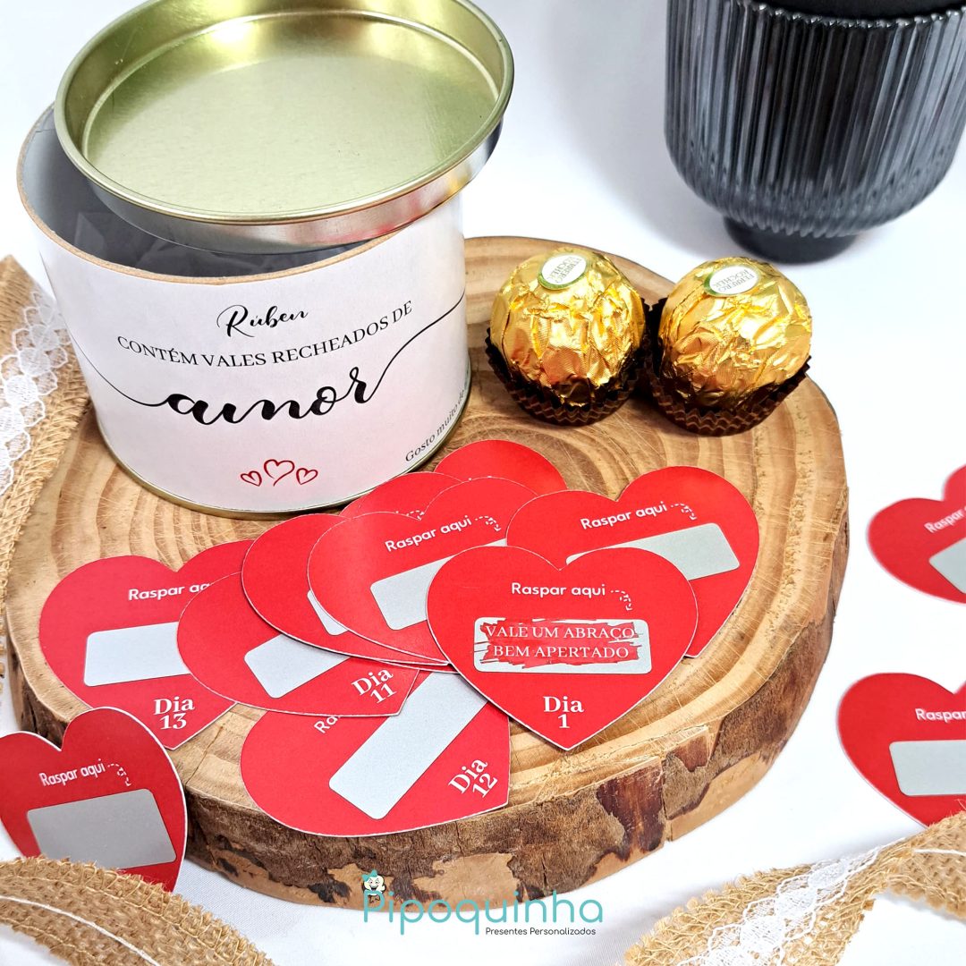 Latinha com Vales/Raspadinhas