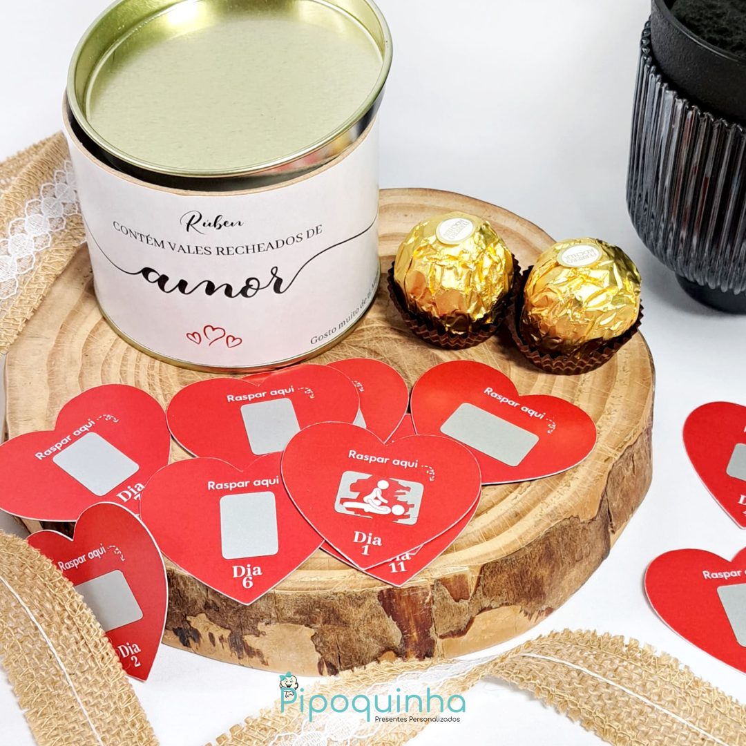 Latinha com Vales/Raspadinhas - Versão Atrevida