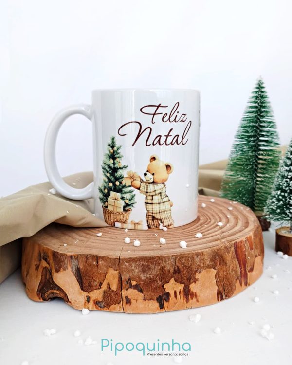 Caneca de Natal - Urso