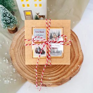 Caixa Kraft com 4 Napolitanas de Chocolate de Leite - Mod.6